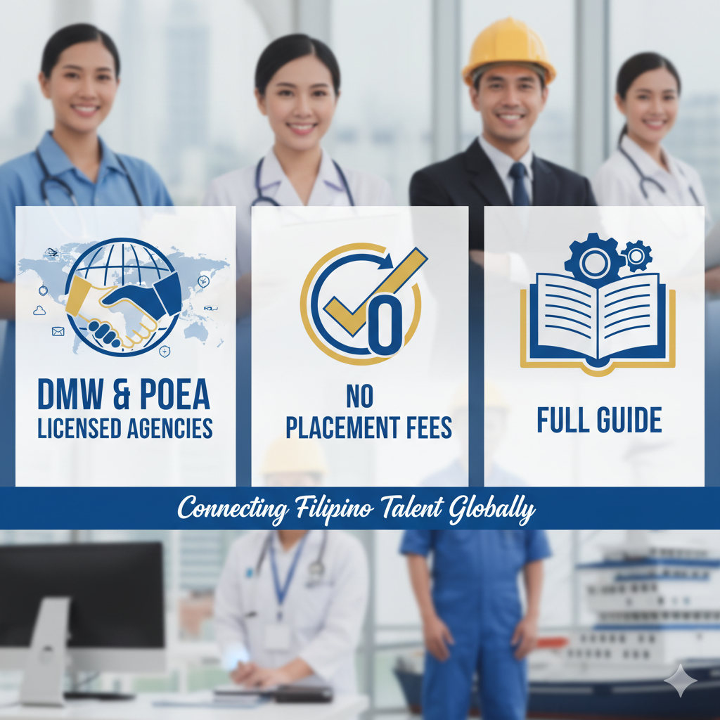 DMW & POEA Licensed Agencies with No Placement Fees – Full Guide