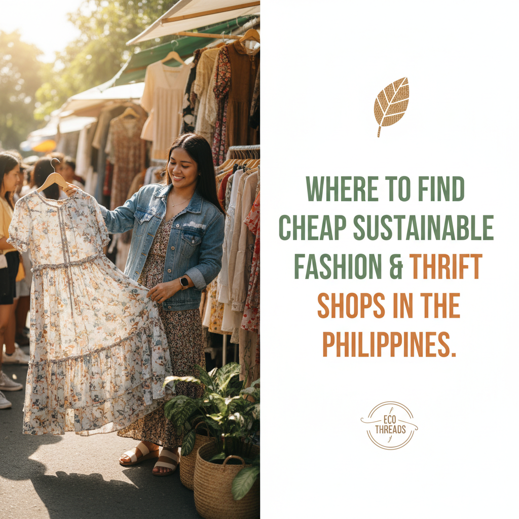 Where to Find Cheap Sustainable Fashion & Thrift Shops in the Philippines