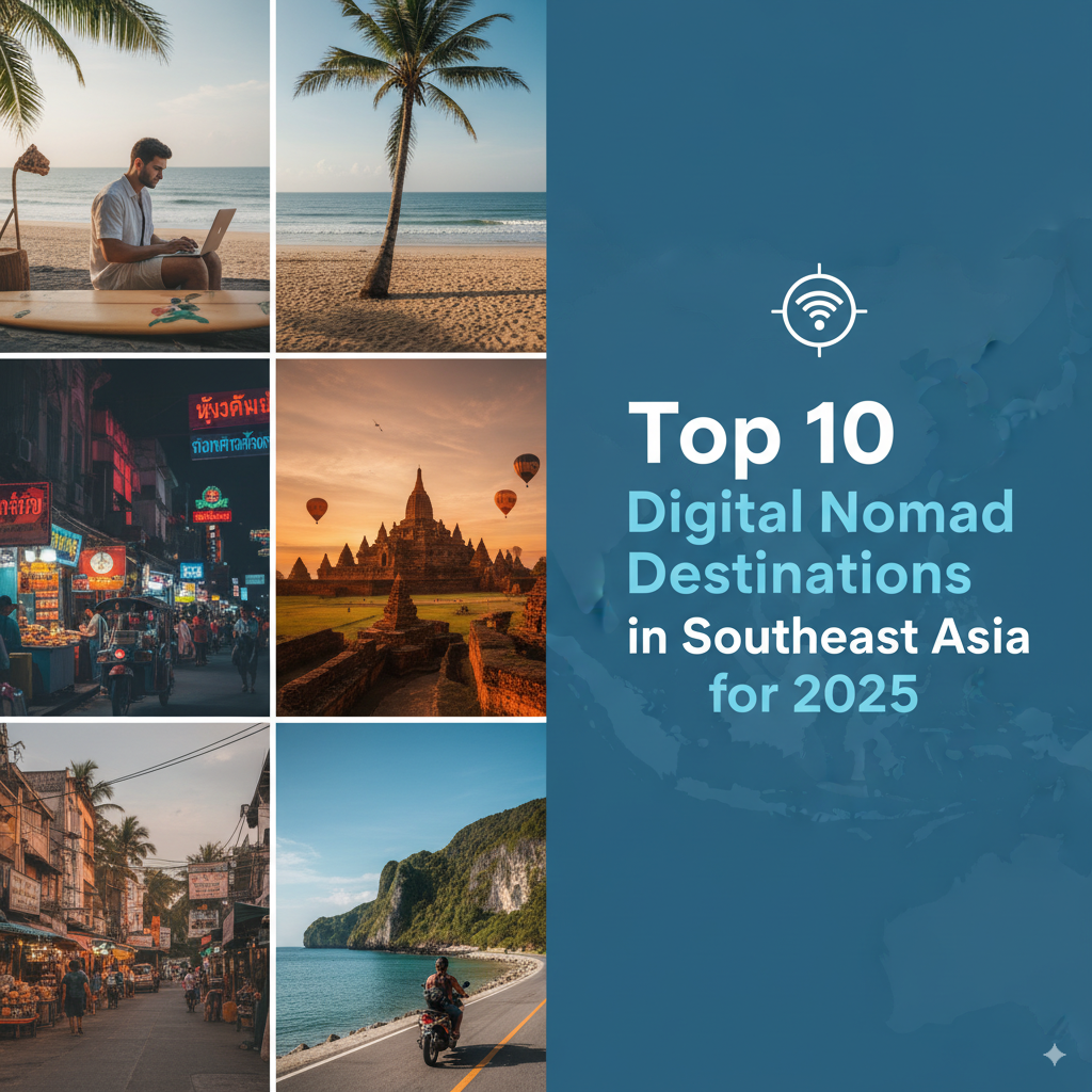 Top 10 Digital Nomad Destinations in Southeast Asia for 2025