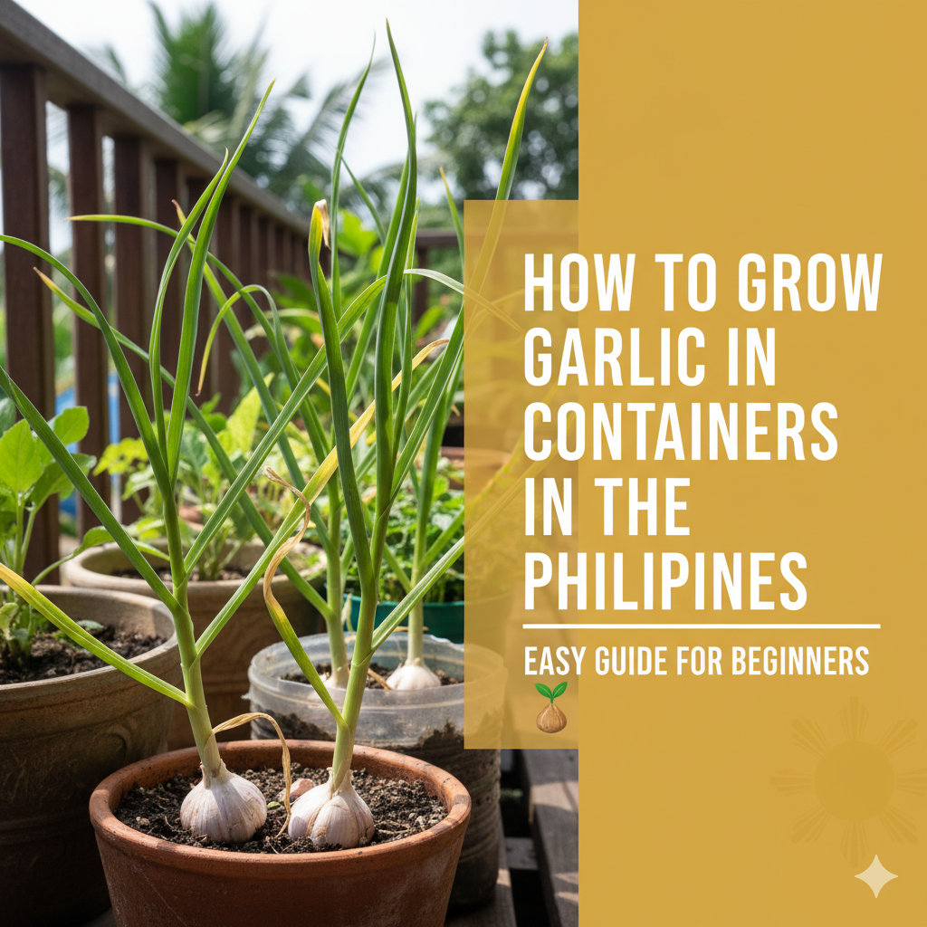 How to Grow Garlic in Containers in the Philippines (Easy Guide for Beginners)