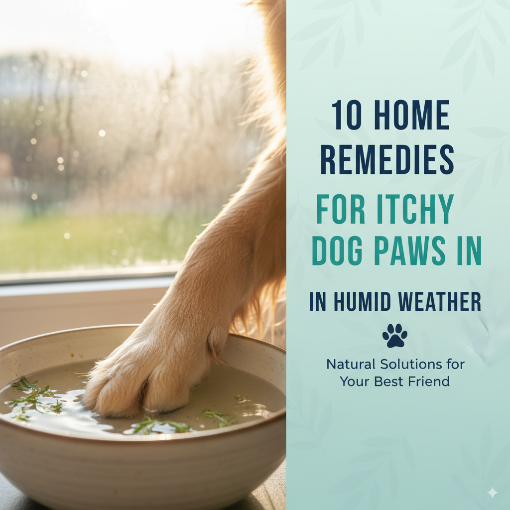 10 Home Remedies for Itchy Dog Paws in Humid Weather