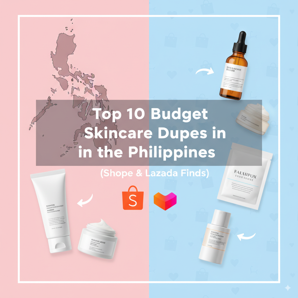 Top 10 Budget Skincare Dupes in the Philippines (Shopee & Lazada Finds)