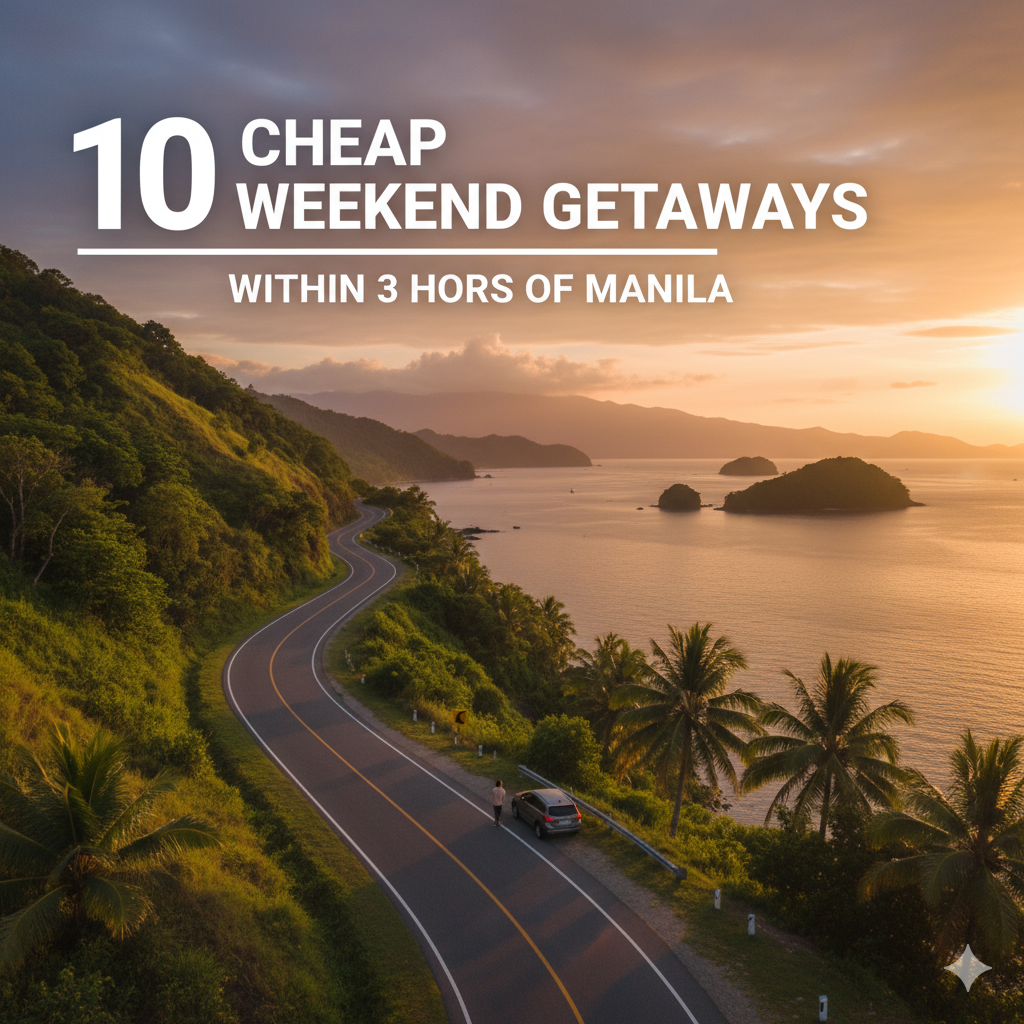 10 Cheap Weekend Getaways Within 3 Hours of Manila