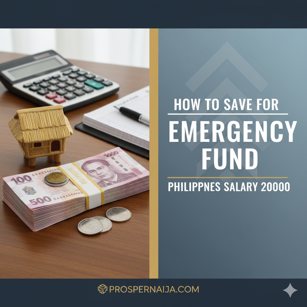 How to Save for Emergency Fund Philippines Salary 20000