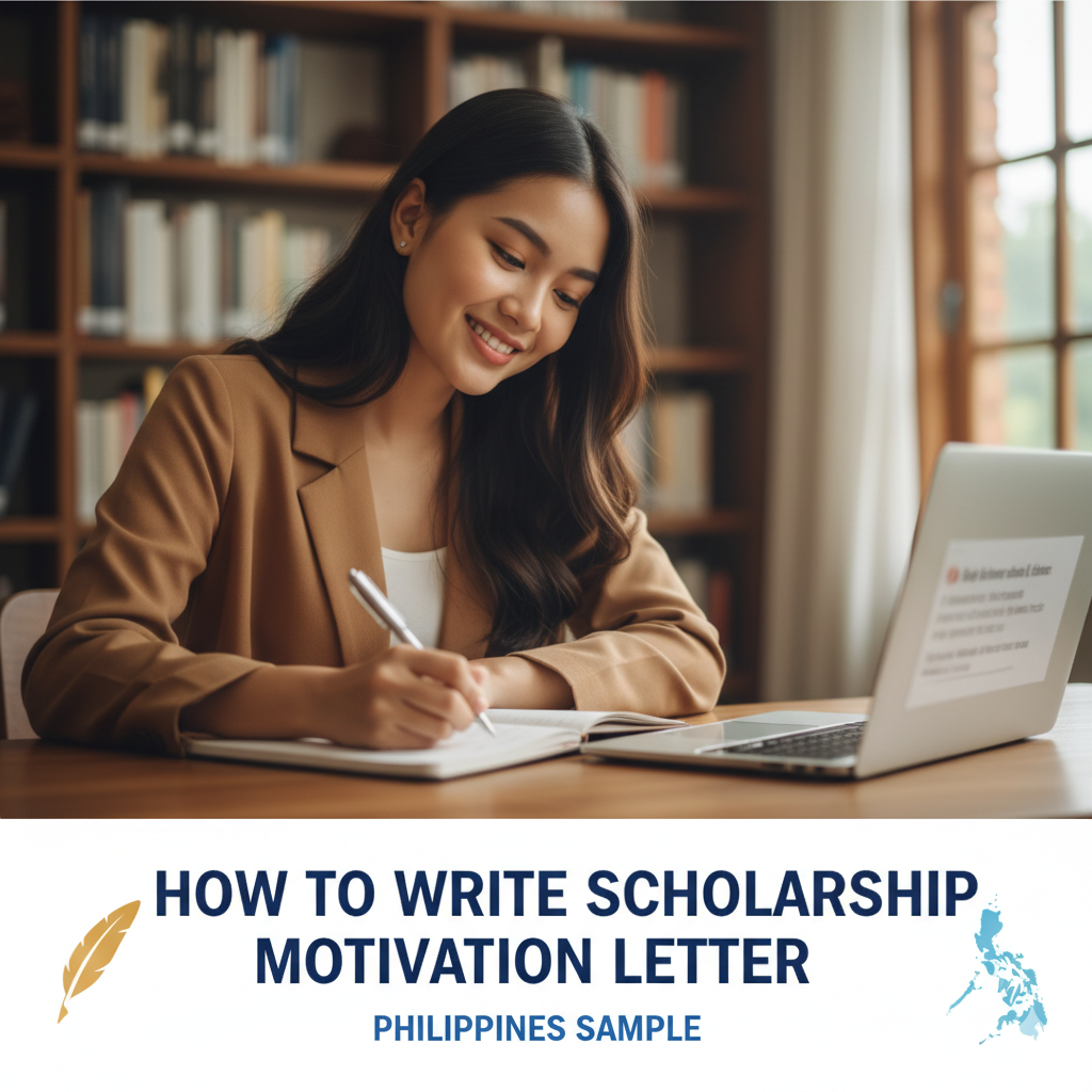 How to Write Scholarship Motivation Letter Philippines Sample