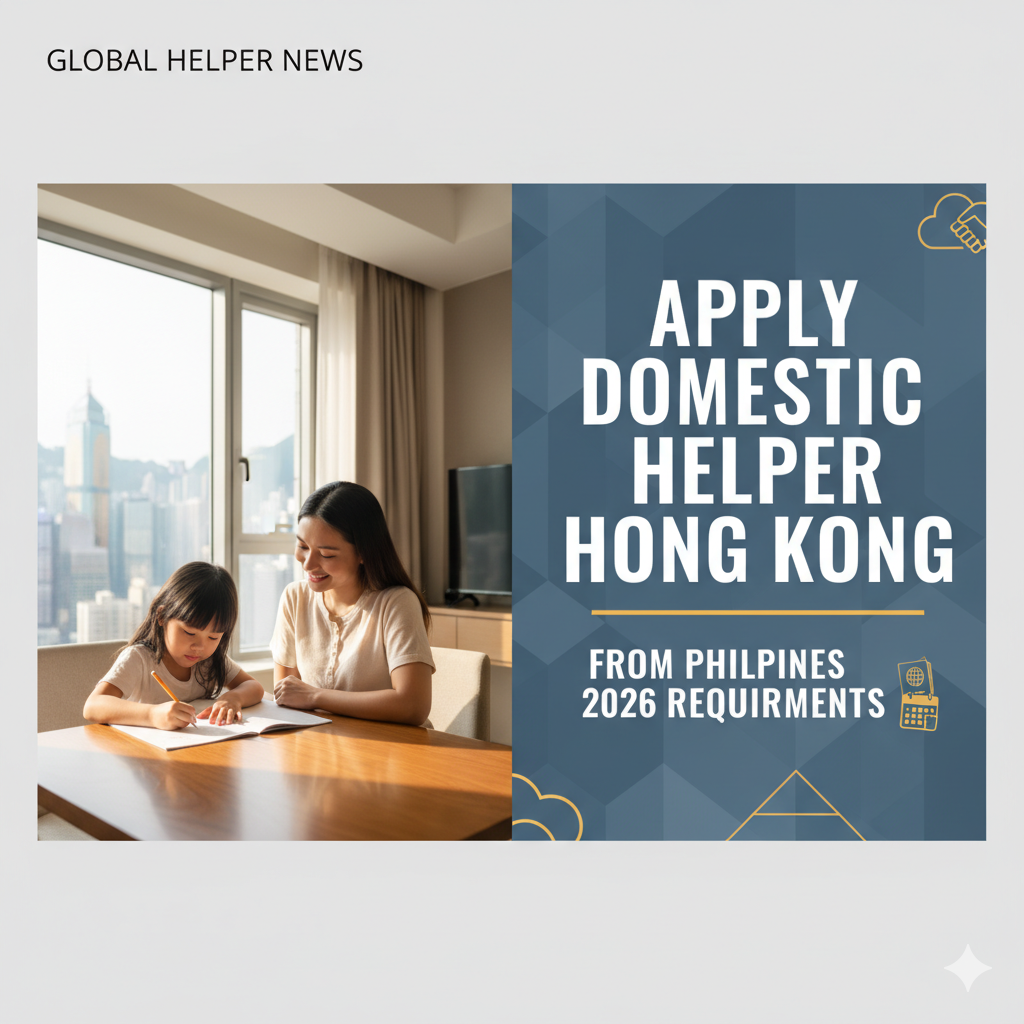 Apply domestic helper Hong Kong from Philippines 2026 requirements