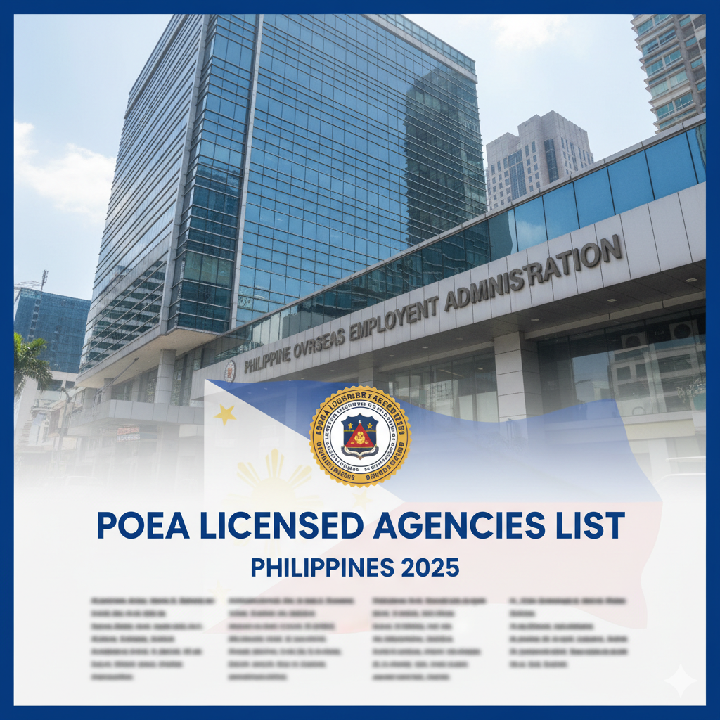POEA Licensed Agencies List Philippines 2025