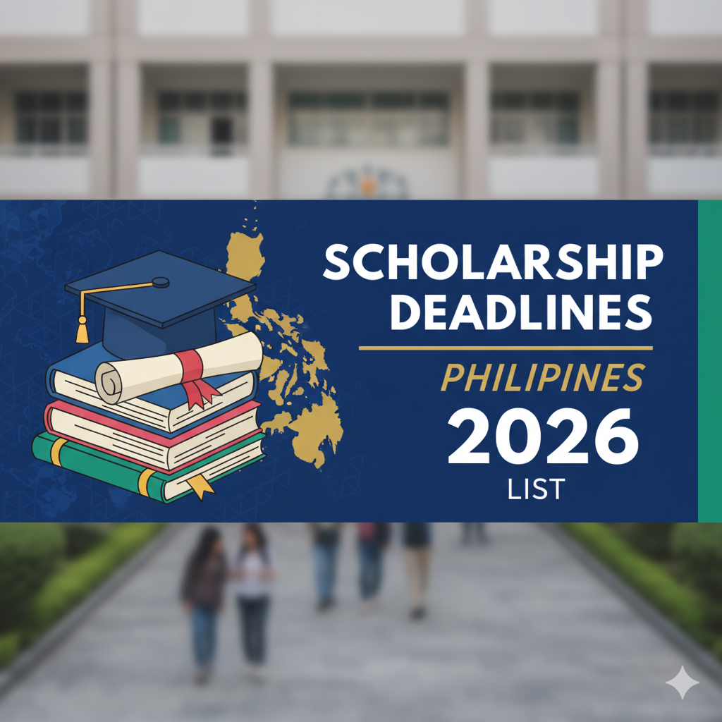 Scholarship Deadlines Philippines 2026 List