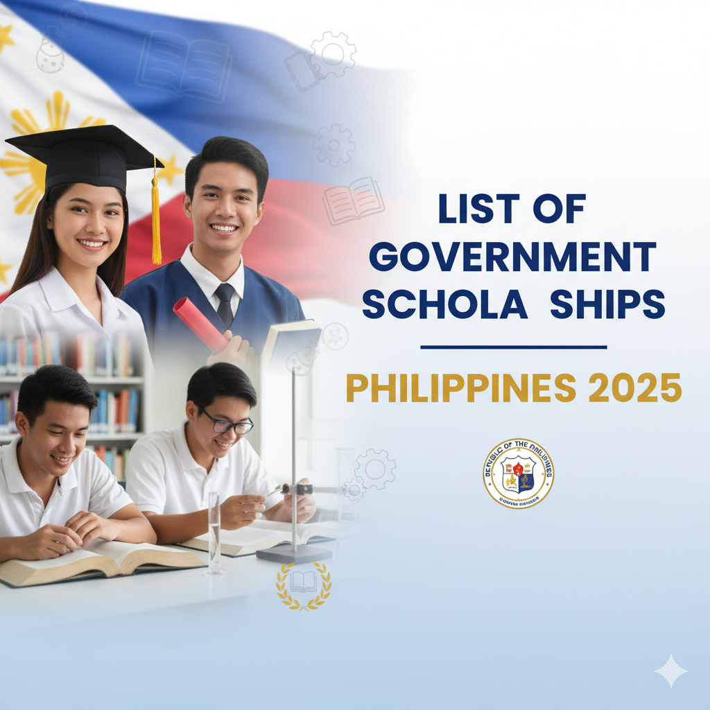 List of Government Scholarships Philippines 2025