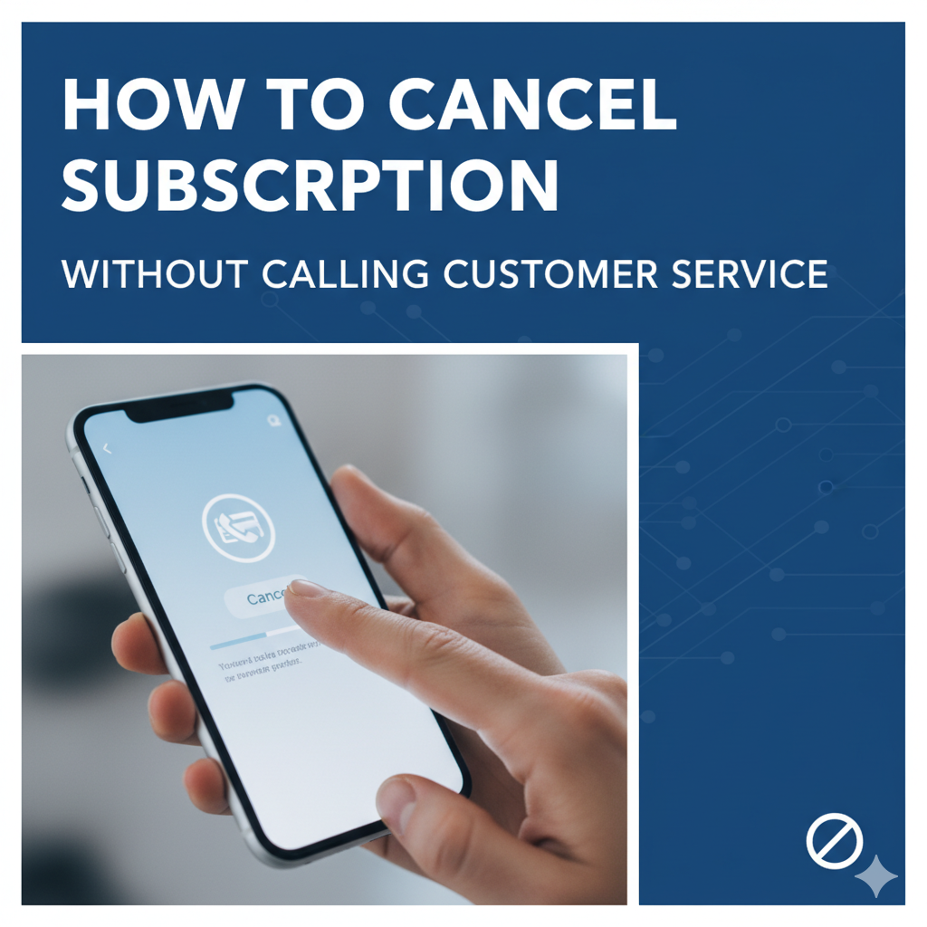 How to Cancel Subscription Without Calling Customer Service